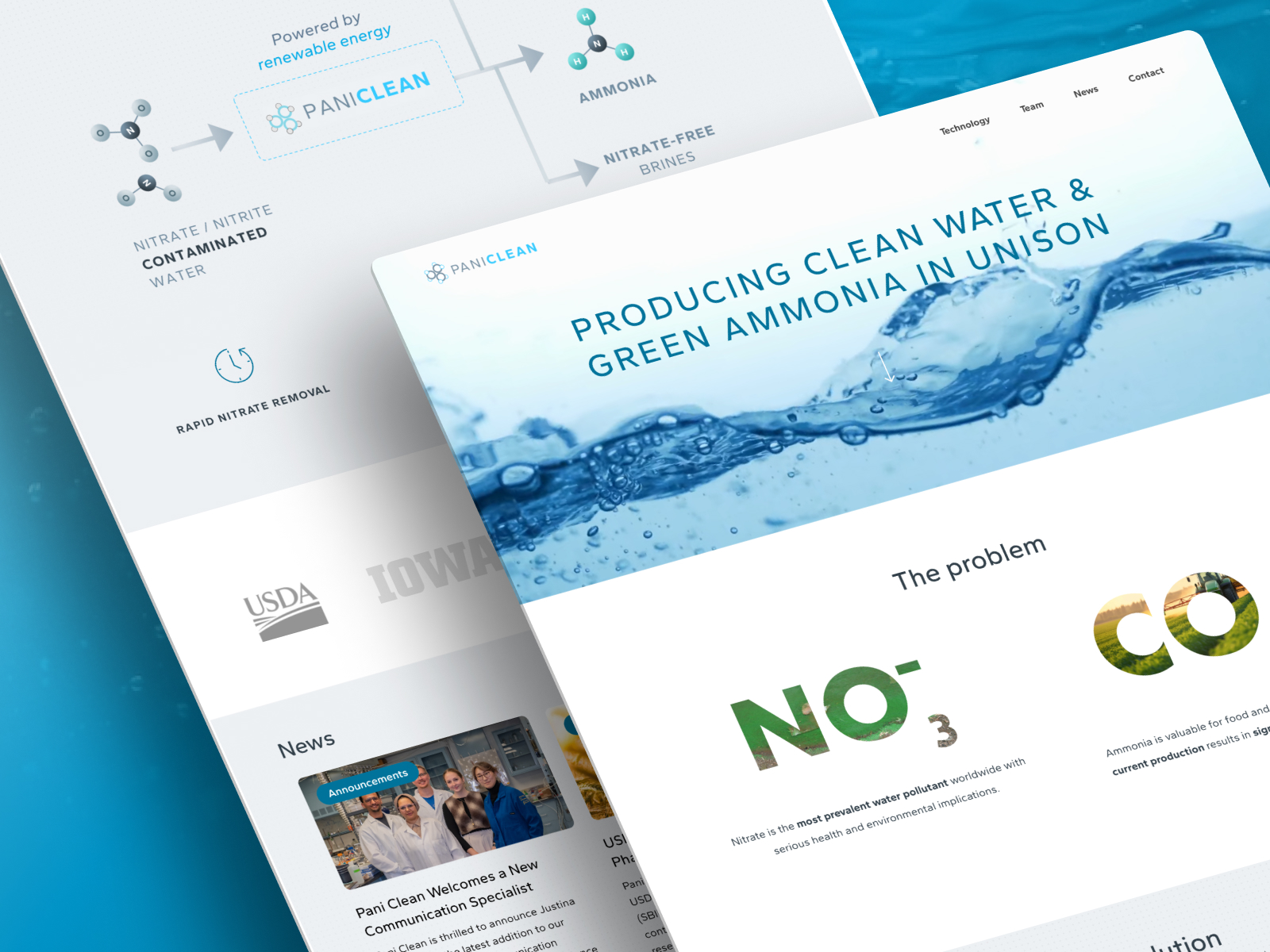 Sustainability Pitch Deck + Website: Pani Clean